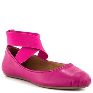Corso Como Silk Calf Magenta Femme Ballet Flats (Size 8M)